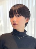 コンパクトショートカット丸みショートくびれショートボブ表参道