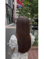 ララルーモ 渋谷公園通り店(LaLarOomo)&nbsp;ダメージ補修しながら叶える艶感ブラウンロング