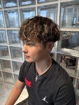 ブレス 西葛西店(BLESS) 【青木】シャドウパーマ/メンズハイライトカラー