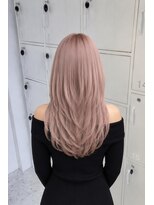 アース 大曽根店(HAIR&MAKE EARTH)&nbsp;ミルクティーベージュ×トレンドハッシュカット
