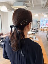 チュール バイ ラランジェ 横川店(ture by LARANJE)&nbsp;ローポニーでゆるふわ巻き