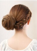 【ヘアセット専門店】編みこみ&おだんごStyle