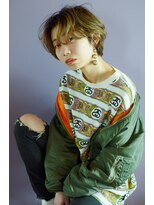 ヌーク(NUUK)&nbsp;☆ＮＵＵＫ☆透け感グラデーションカラーのカジュアルショート