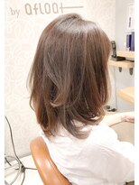 ミッシェル アフロート(michelle afloat) 20代30代40代50代ラウンドCカーブひし形ツヤセミロング