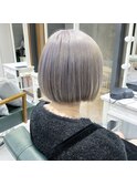 10代20代30代40代大人かわいい小顔重めボブ透明感カラー
