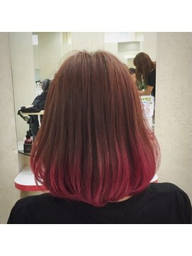 チャンネル 桶川西口(channel) ラズベリーピンクグラデーションカラー