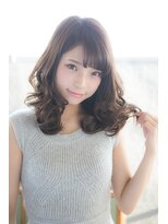 ヘアーズ ロッソ テラス(hair's ROSSO TERRACE)&nbsp;【鶴見】伸ばしかけ 無造作 カール ふわミディ☆[30代40代50代]