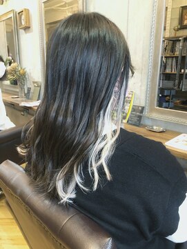 ラグシス ザ ヴィンテージ(LUXIS THE VINTAGE) 【シールエクステ】アッシュブラック×ホワイトグレー