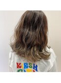 20代30代★大人かわいいゆるふわセミディ×外国人風カラー