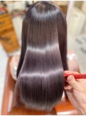 ツヤ髪を取り戻したい方へ！髪ちりょう+カラー！