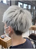 【ROJITHA原宿表参道】メンズショート× ホワイトブリーチ