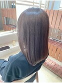 ツヤ色アッシュブラウン×ヘアエステ