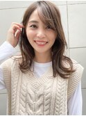 THOiRY【女性らしい柔らかヘア】似合わせ小顔艶髪ゆる巻きロング