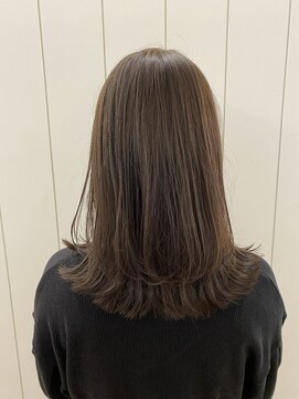 アドラーブル 万代店 (adorable) 20代30代★スタイリング簡単♪イルミナ透明感アッシュベージュ