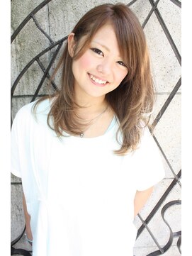 トゥーリ 二日市店(tuuli) 20代30代40代50代ひし形デジタルパーマエアリーミディ黒髪