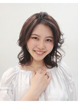 ヘアーデザイン ミヤビ 広尾(HAIR DESIGN MIYABI) フェミニン&ガーリー　愛されウエーブ