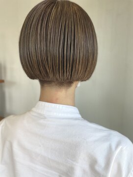 ムニ(MUNI) オリーブベージュ×ハイライト