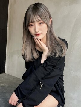 ファイブバイジエクト 堀江(FIVE by The Ect) シースルーバング×似合わせカット×ハイトーンカラー☆23