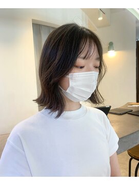 フィルムス 柏(FILMS) 暗めカラー/ショートボブ/マロンベージュ/くすみベージュ/柏