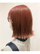 トリコ ショップアンドヘアサロン(tricot shop hair salon) オレンジカラー♪yu