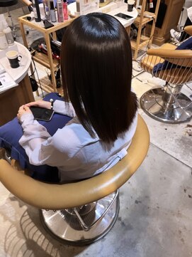 ロンド シャルム 吉祥寺(Lond charme) 黒髪縮毛矯正髪質改善トリートメント酸熱トリートメント吉祥寺