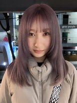 フルール バイ サファリ(fleur by safari)&nbsp;ラベンダーグレージュ/レイヤー/10代20代/ブリーチ