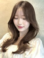 ユニコ(unico)&nbsp;韓国風/レイヤー/小顔/前髪カット/髪質改善/グレージュ/透明感