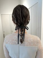 ガーデンヨコハマ(GARDEN YOKOHAMA)&nbsp;ヘアアレンジ セット ミディアム 編みおろし 結婚式 ふわふわ