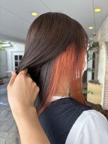 フラット 千葉(Flat.) イヤリングカラー、オレンジ【千葉】