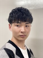 ヨシザワインク プレミアム 築地店(YOSHIZAWA Inc. PREMIUM)&nbsp;マッシュショート刈り上げナチュラルパーマスタイル