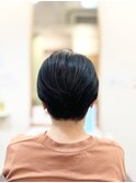 ツーブロックショート/ヘアマニキュア/ナチュラルブラウン