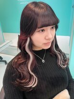 ユー イケブクロ(u Ikebukuro)&nbsp;エクステ/インナーカラー/波巻き/池袋/池袋西口/美容院