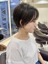 ハピネス 西大寺店(Happiness)&nbsp;ショートカット×ひし形ショートボブ×前髪あり30代40代50代