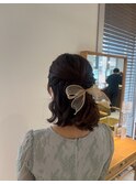 結婚式&ウエディングパーティー用韓国ヘアアレンジ　武蔵小杉