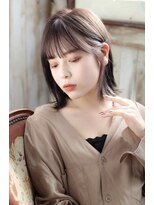 グランアージュ 錦糸町(grandage) 外ハネボブ/切りっぱなしボブ/ブリーチ/イヤリングカラーa