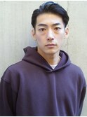 かき上げヘア　ニュアンスマッシュ　サイドパート　ビジネス