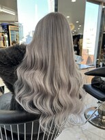 ラピス 渋谷本店(Lapis) ホワイトシルバーカラー/髪質改善/シールエクステ/ハイトーン