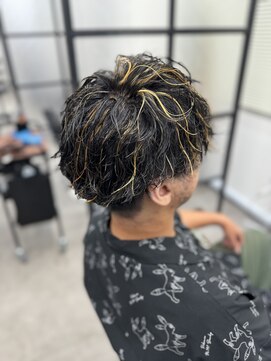 テーラヘアー 葛西店(TELA HAIR) ハイライト×スパイラルパーマ