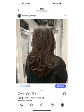 ムード(MOOD,) 暗めカラー/グランマッシュ[レイヤーカット/髪質改善/銀座]