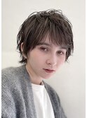 大人可愛いひし形ハンサムショートボブ前下がり 