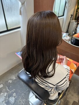 チャプター 問屋町(chapter) 透明感ケアオリーブブラウンベージュカラーレイヤーカット韓国