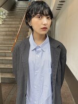 トリッカ 銀座(tricca)&nbsp;ショートパーマ/ニュアンスパーマ/黒髪/小顔ヘア