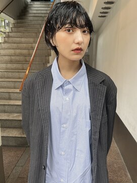 トリッカ 銀座(tricca) ショートパーマ/ニュアンスパーマ/黒髪/小顔ヘア