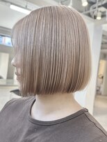 ラック 表参道(LUCK)&nbsp;ミルクティーベージュ/ベージュ/大人ボブ/似合わせカット