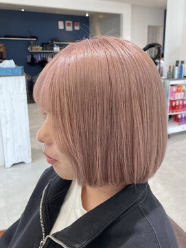 オシャマ ヘアー サンク 二川店(Oshama hair CinQ5) ホワイトピンクベージュ