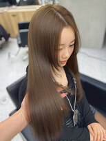 ペレ 原宿(PELE) ダブルカラー/ケアブリーチ/羽エクステ/原宿