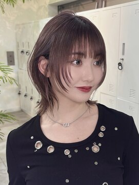 メゾンアクア 表参道(Maison ACQUA) Yレイヤーボブ/切りっぱなし/ウルフ/ハッシュボブ/ミディアム