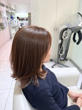 ヘア&エステ ヒロイン 西武池袋店 ラベンダーパールでやわ甘インナー
