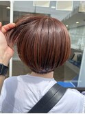 オレンジマッシュショート★秋山