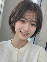 ライクバイコトナ 越谷(RIKE by kotona)&nbsp;ショートボブ髪型20代30代40代50代前髪あり前髪なし面長丸顔越谷